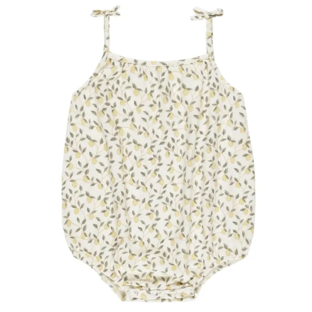 NWOT Rylee + Cru Lemon Romper